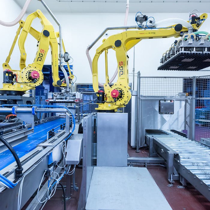 Automated Blokland cold store with robotic systems