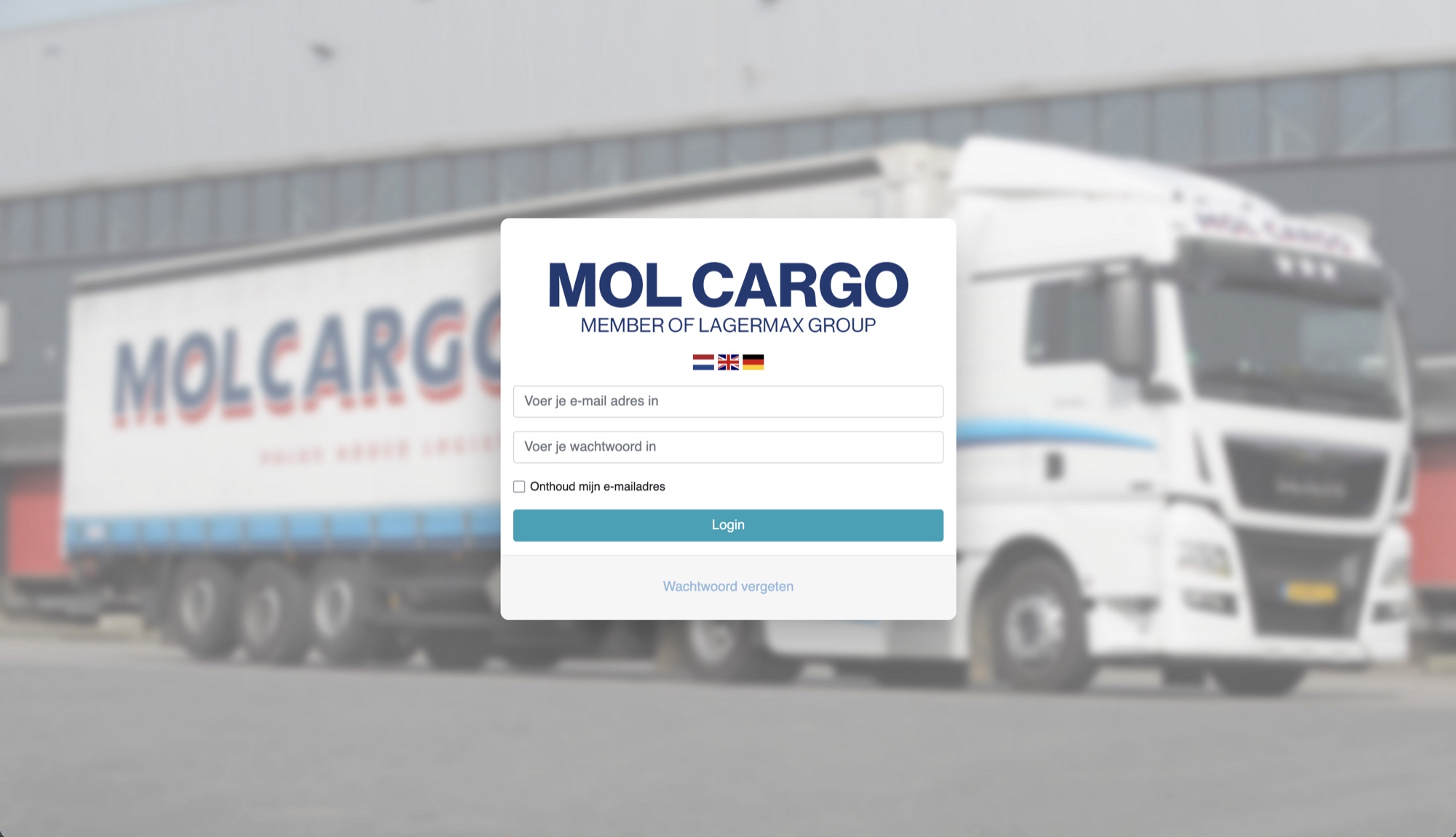 Screenshot von Insight bei MolCargo